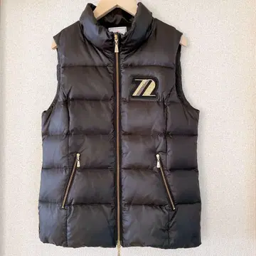 Jun&Rope 블랙 다운 베스트 골프웨어 M