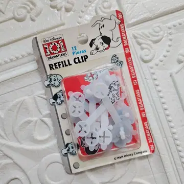 새상품 당시물 초레어 Disney 101마리 강아지 Refill Clip