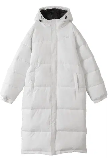 FILA 롱 다운 코트 벤치 코트 M 사이즈