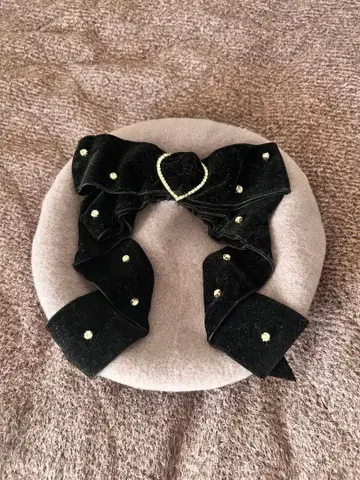 LIZ LISA 베레모 그레이 x 블랙