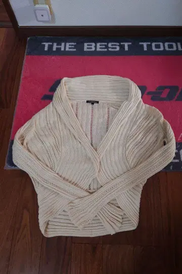 23구 긴팔 가디건 아이보리