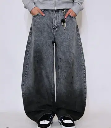 L2094 M 지하인 ONLINE 그라데이션 벌룬 데님