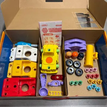 새상품급 호빵맨 나사나사 체인지! 움직이는 탈것 노즈 펀치