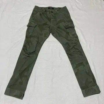narifuri 카모 패턴 카고 팬츠 올리브 그린 S