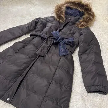 새상품급 이스트 보이 롱 후드 다운 코트 다운 자켓 A라인