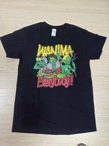 WANIMA 그래픽 T셔츠 M 블랙