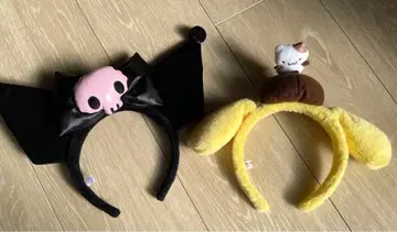 머리띠 세트 (쿠로미 폼폼푸딩 세트)