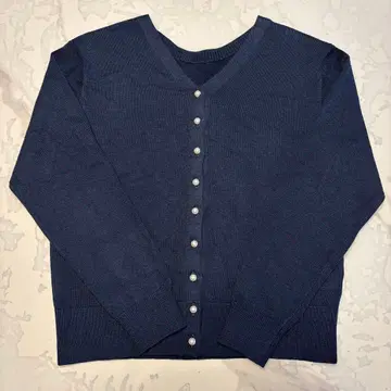 유나이티드 애로우즈 2way 가디건 니트 네이비 117