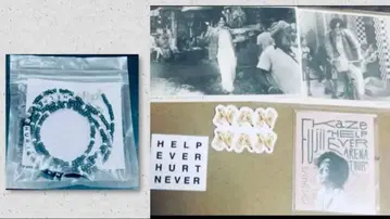 후지이 카제 굿즈 비즈 스트랩, 씰, 엽서 등 6종 세트