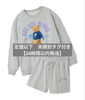 젤라또피케 스포티 베어 쭈리 풀오버 & 쭈리 숏팬츠