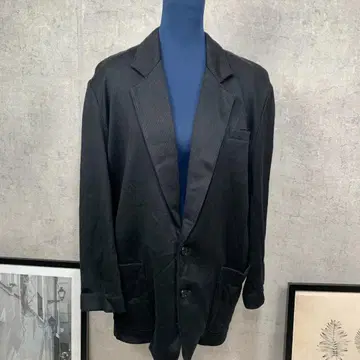 half moon 테일러드 자켓 Free 블랙 무지 긴팔