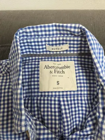 Abercrombie & Fitch 체크 셔츠 S 사이즈