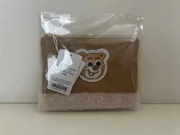 페이 테디베어 파우치 브라운 미사용 새상품