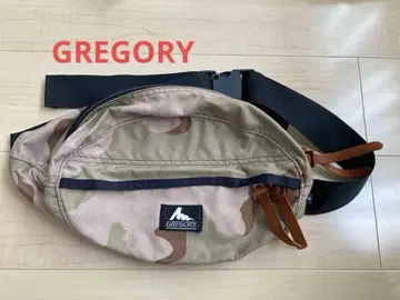 GREGORY 카모플라쥬 웨스트 파우치 구형 로고