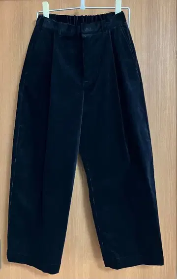 미사용 두 블루 doux bleu 블랙 와이드 팬츠 사이즈 FREE