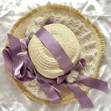 axes femme 로코코 썸머 햇 라벤더