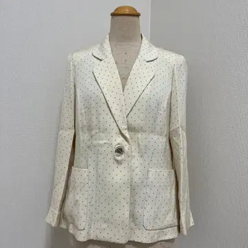 자켓 도트 무늬 테일러드 자켓 쇼와 레트로 빈티지