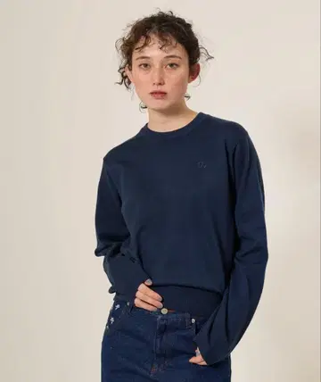 자수 컬러 니트 풀오버 TINA: JOJUN