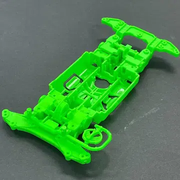 미니 사륜구동 MS 섀시 MS 프렉 가공품 (그린)