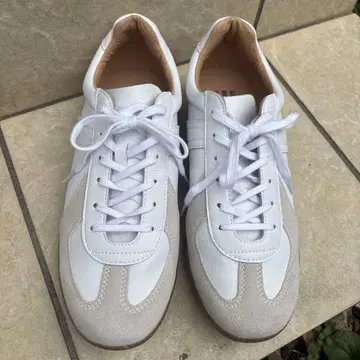 GERMAN TRAINER 레이스업 스니커즈 24.5cm