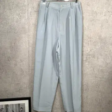 슬랙스 테이퍼드 XL 라이트 블루 무지 일본제 올 시즌