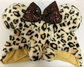 디즈니 리조트 레오파드 무늬 레오파드 미니 팬캡 브라운