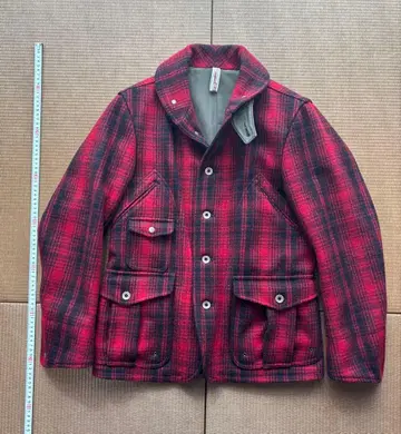 노리즈 울 코트 (샘플) 체크 무늬