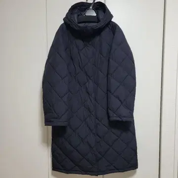 [단시간 사용 극미품] 유니클로 롱 퀼팅 다운 현행 모델