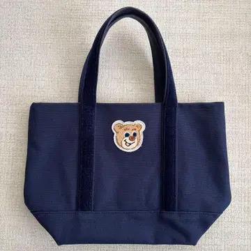 FEILER 올드 테디 토트백 스몰 네이비