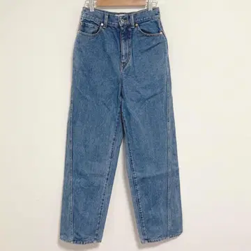 LILY BROWN 하이웨스트 데님 팬츠 0 롱 레그 실루엣 새상품급