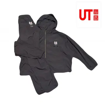 UT x ambush x disney 나일론 셋업 블랙