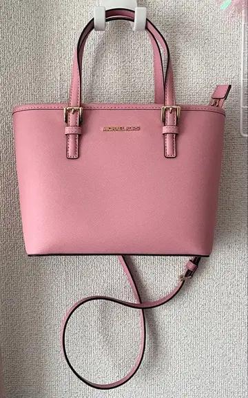 마이클코어스 MICHAEL KORS 카니지 핑크 백 천연 가죽