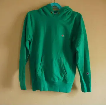 Champion reverseweave 그린 풀오버 후드티