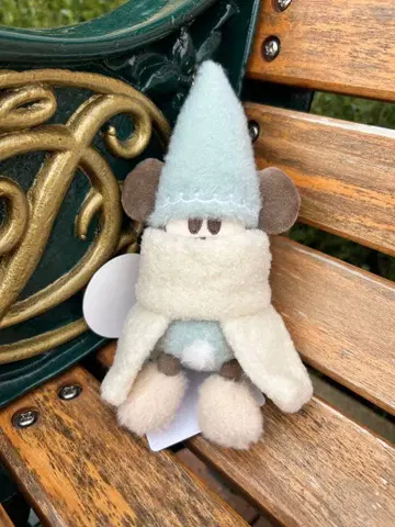 크리스마스 디즈니 릴린링 봉제 인형 키링 스카이블루 2025