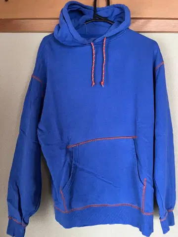 BEAMS 파란색 후드티 S 사이즈