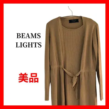 BEAMS LIGHTS 니트 원피스 가디건 B2046