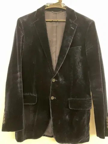 유나이티드 애로우즈 TOKYO 벨로아 테일러드 자켓 네이비