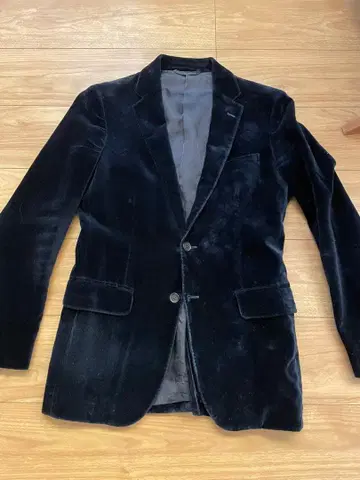 유나이티드 애로우즈 TOKYO 벨로아 테일러드 자켓 네이비