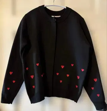 JENNE 하트 모티브 가디건