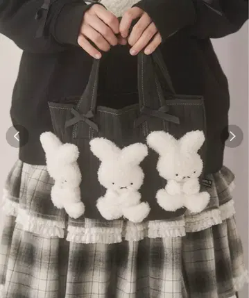 메리제니 모코모코 나인체 미니 토트 블랙 미피