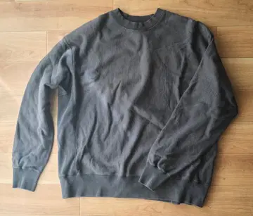 unfil 앙필 맨투맨 다크 그레이 블랙 트레이닝복