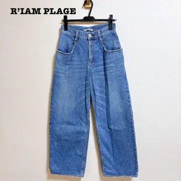 새상품급 Plage R'IAM WIDE 데님 36 와이드 데님