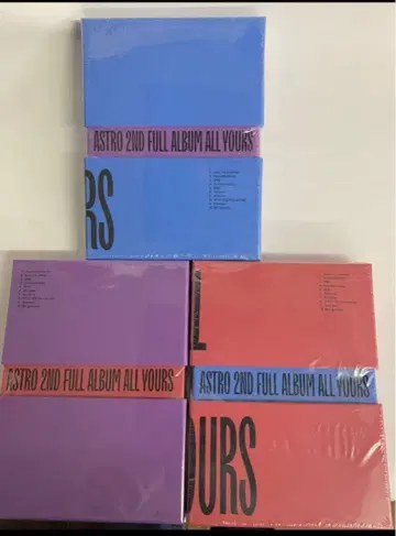 ASTRO 2ND FULL ALBUM ALL YOURS 3세트 새상품