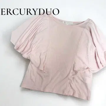 머큐리 듀오 반팔 T셔츠 깔끔한 여성용 플레어 슬리브 봄/여름