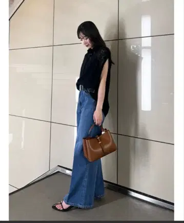 새상품 미라 오웬 인사이드 슬릿 데님