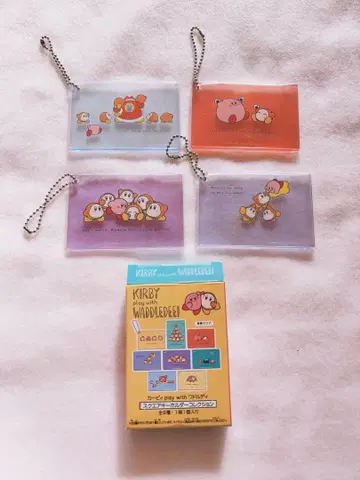 커비 play with 와돌디 스퀘어 키링 컬렉션