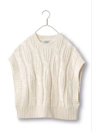 사이즈 LL 펠리시모 써니클라우드 꽈배기 니트 베스트