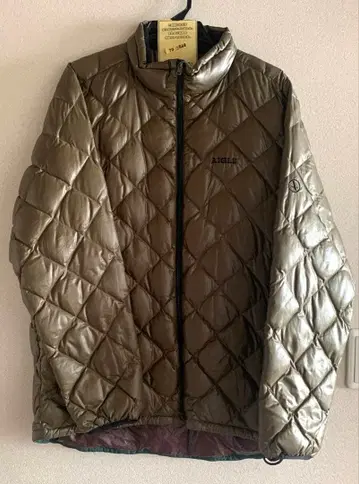 AIGLE 올리브 퀼팅 다운 자켓 클리닝 완료