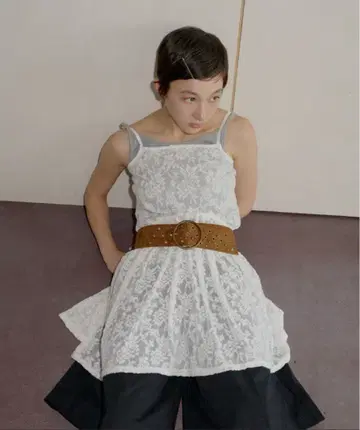 GIUNON 스트레치 레이스 드레스