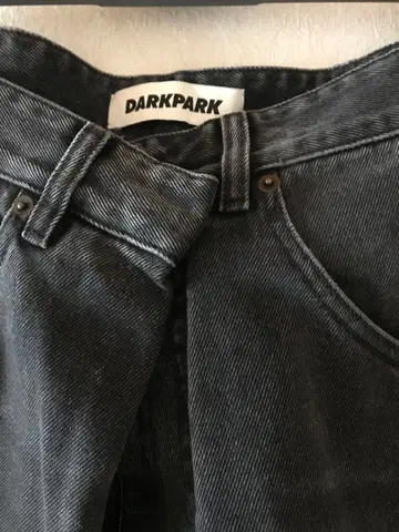 DARKPARK 다크파크 I nes 데님 팬츠 블랙